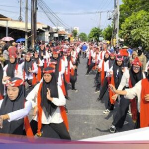 1.500 Anak Menari Remo Iringi Kirab Sawunggaling Babat Suroboyo