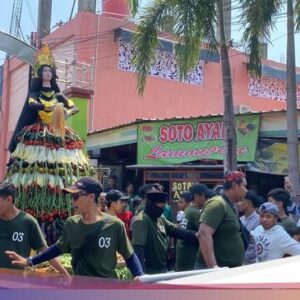 Meriahnya Grebek Maulid Di Surabaya, Ada Pawai dan Gunungan Hasil Tani