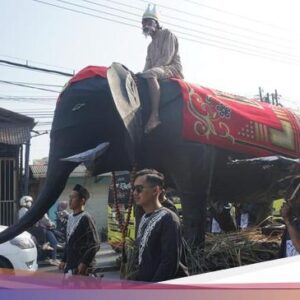 Meriahnya Kirab Maulid Nabi Muhammad Di Gresik