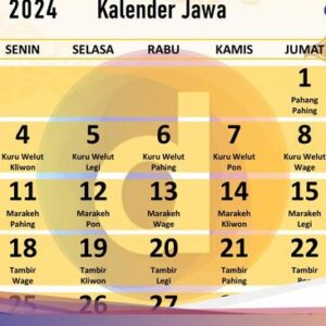 Kalender Jawa Bulan November 2024