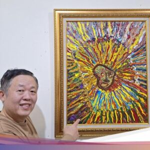 Lukisan Sang Raja Cinta Karya Sam Sianata Ungkap Sisi Terang dan Gelap