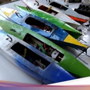 Serunya Balap Mini Boat Racing Fiber Ala Anak Pesisir Pantura Probolinggo