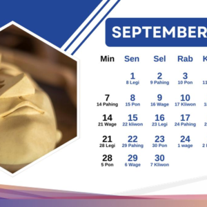 Kalender Jawa Selasa Kliwon 30 September 2025: Bisa Sakit jika Bepergian
