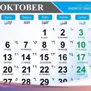 Hari Ini Malam Jumat Apa? Cek Weton Kalender Jawa Besok 3 Oktober 2025