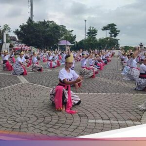 517 Penari Guncang Alun-alun Ciamis Di Hari Sumpah Pemuda