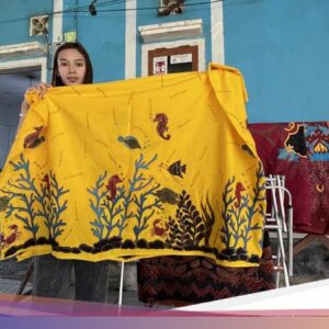 Mengenal Batik Tulis Motif Marlin Khas Pangandaran