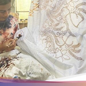 Hasil Karya Supriati Membawa Batik Khas Pangandaran Mendunia