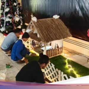 GKPB Jemaat Imanuel Piling Pertahankan Kebiasaan Bali Di Natal