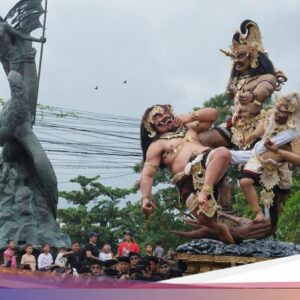 Disbud Tabanan Larang Undagi Luar Garap Ogoh-Ogoh Singasana III