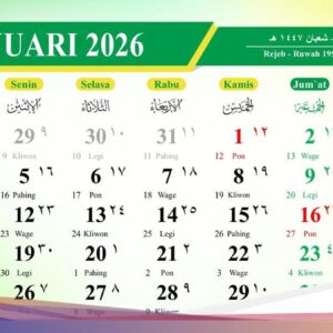 Hari Ini Malam Jumat Apa? Cek Weton Kalender Jawa Besok 16 Januari 2026