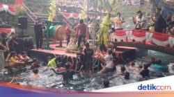 Seru! Sebar Udik-udik Tandai Kebiasaan Padusan Hingga Umbul Cokro Klaten