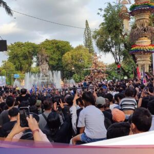 16 Ogoh-ogoh Tampil Hingga Kesanga Perayaan Seni 2026, Warga Denpasar Tumpah Ruah
