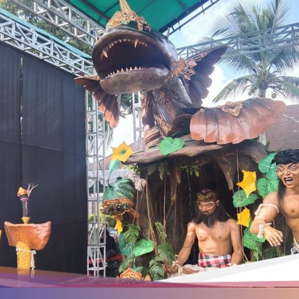 Ikan Gabus Pelindung Leluhur Pande Karena Itu Tema Ogoh-ogoh STT Tri Puspajati