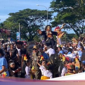 Serunya Pawai Ogoh-Ogoh Anak TK Hingga Karangasem Sambut Nyepi 2026