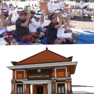 Karena Itu Catatan Sejarah, Kantor Desa Saba Akhirnya Mulai Dibangun