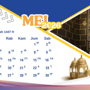 Kalender Hijriah Mei 2026 Beserta Jadwal Puasa Sunah