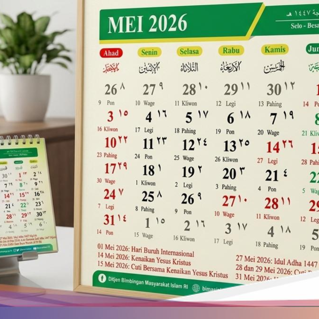 Hari Ini Malam Jumat Apa? Cek Weton, Wuku, Neptu Kalender Jawa Besok 8 Mei 2026