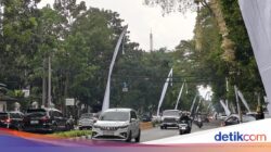 Suasana Jalan Diponegoro Jelang Kirab Kearifan Lokal Dunia Milangkala Tatar Sunda