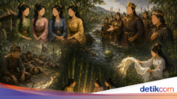 Asal-usul Marongge Sumedang, Cahaya Gaib Ke Balik Ranting Bambu