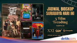 Jadwal Bioskop Surabaya Hari Ini, Nonton Hemat Banyak Pilihan!