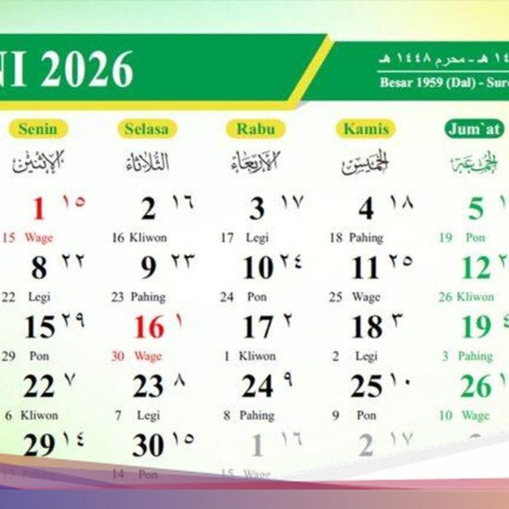 Kalender Jawa Selasa Legi 23 Juni 2026: Saatnya Tagih Utang
