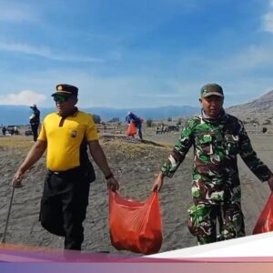 Yadnya Kasada Usai, Lebih Bersama 4 Ton Sampah Terkumpul Di Kawasan Bromo