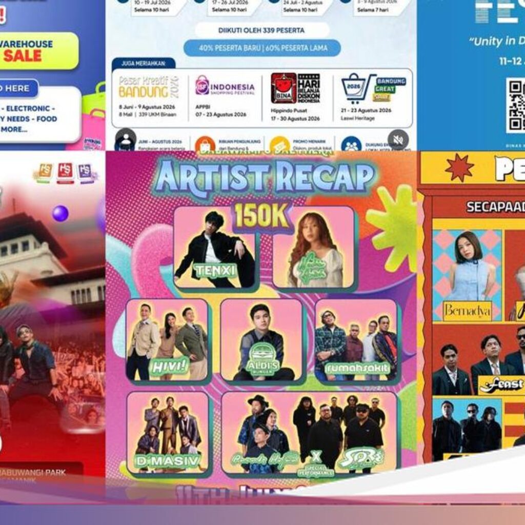 Daftar Pertunjukan Musik dan Perayaan Seni Ke Bandung Juli 2026, Cek Ke Sini!