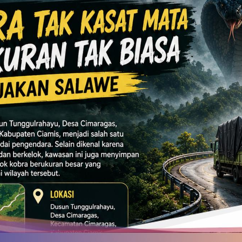 Ular Bersama Sebab Itu-jadian Ke Tanjakan Salawe Ciamis