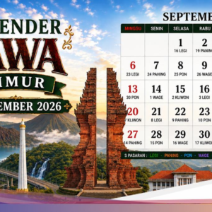 Kalender Jawa 1 September 2026, Simak Watak Weton Selasa Legi